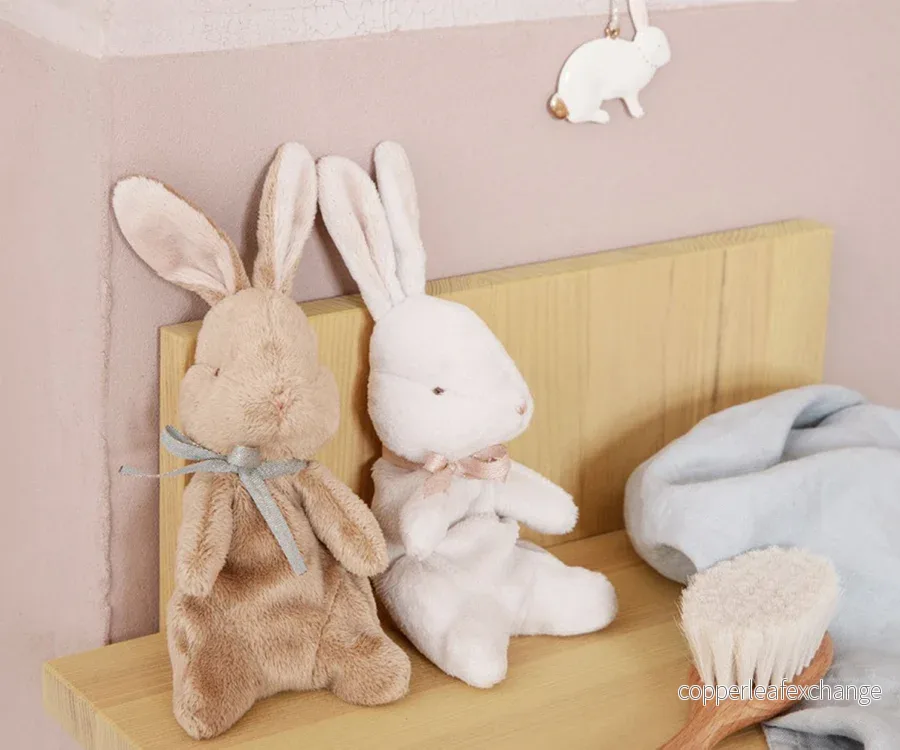Maileg – Kanin i fin ask, My first bunny gosedjur, rosa - Bild 2