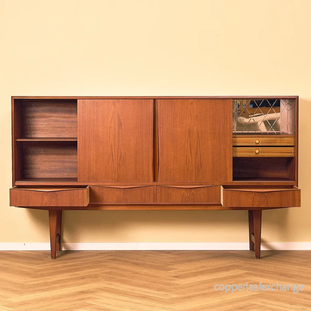 Danish highboard in teak by E.W. Bach for Sejling Stolfabrik - Bild 3