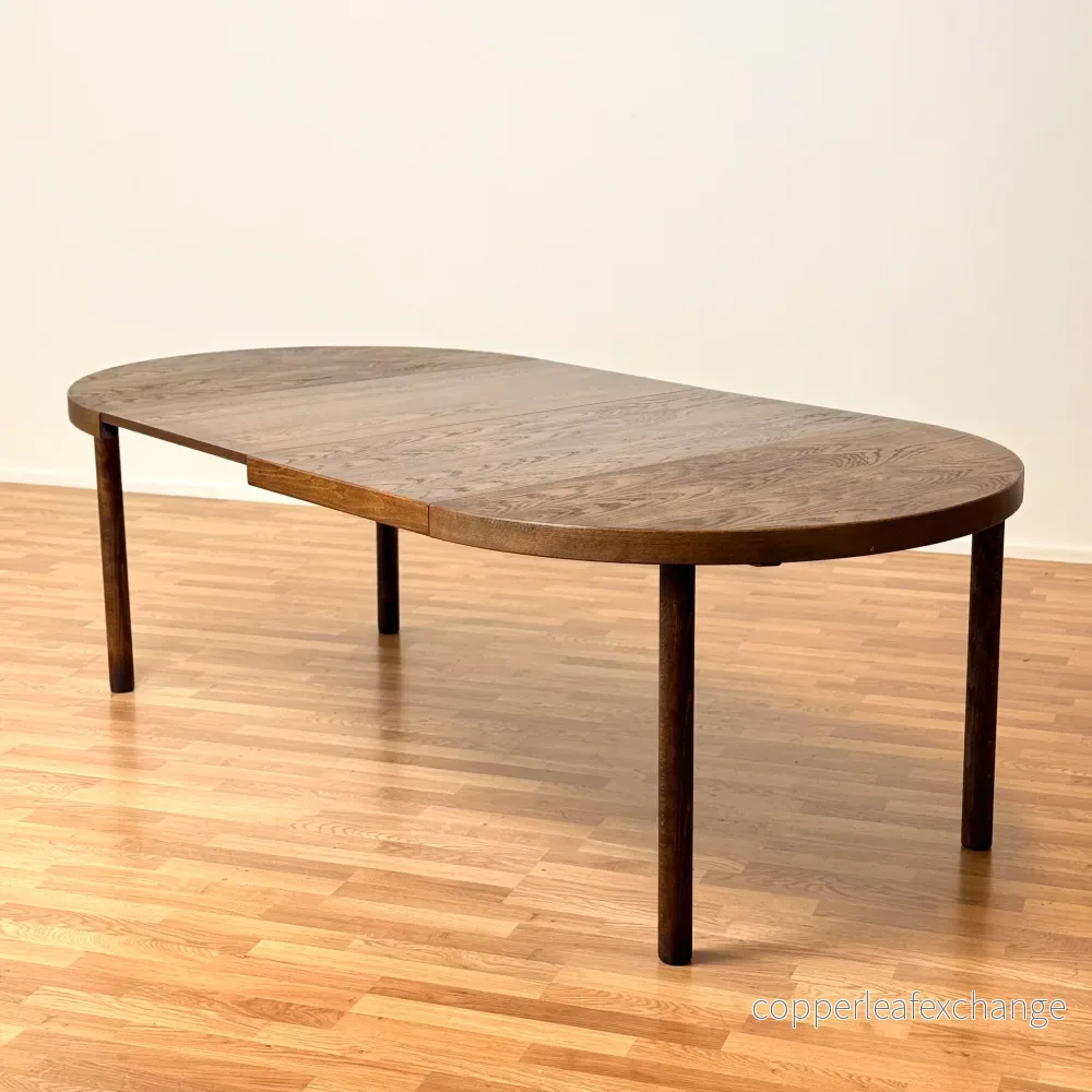 Runt matbord i ek, 1950-60-tal, Danmark - Bild 2