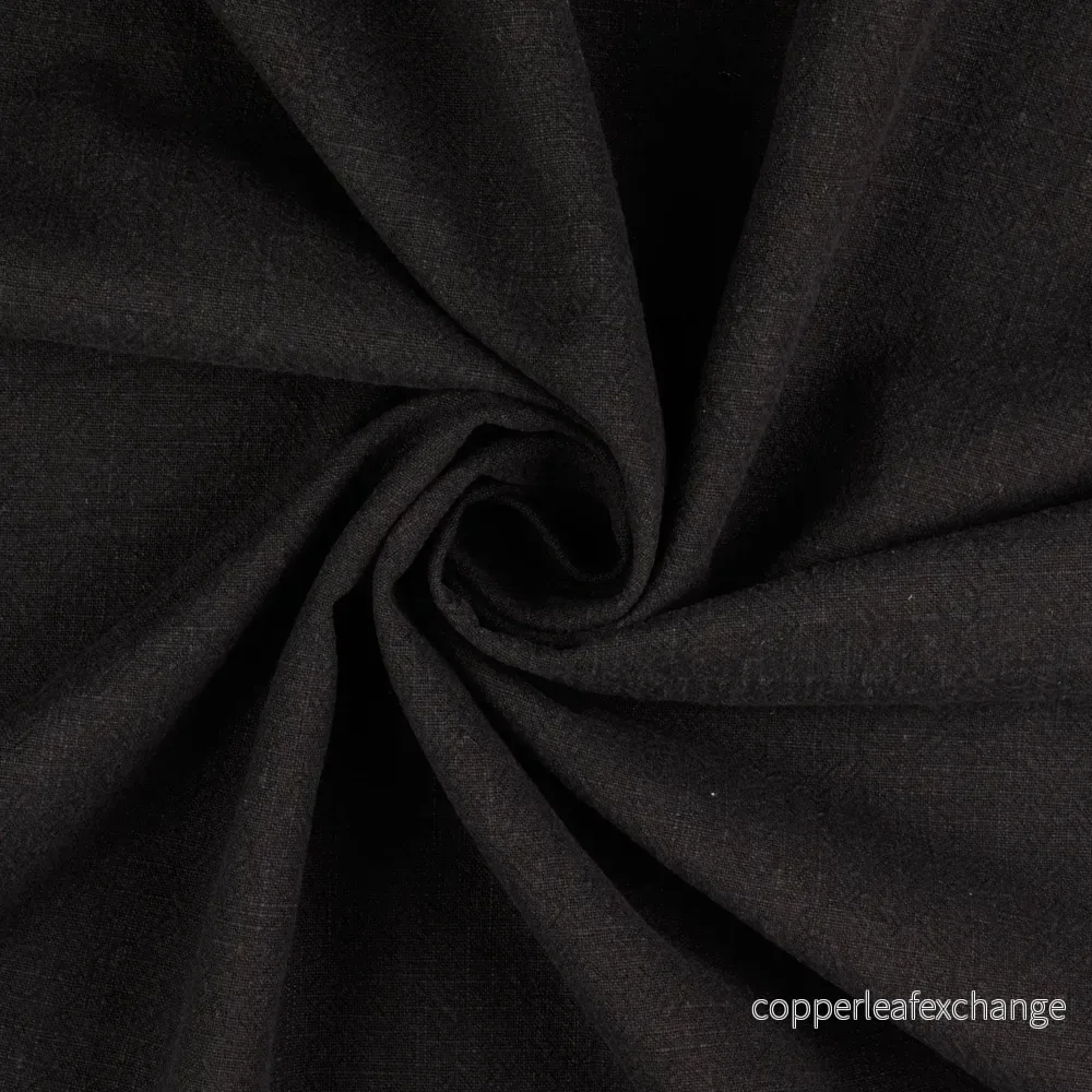 Stonewashed – Linen – 255g – Black – 5001 Stonewashed – Linen – 255g – Black – 5001