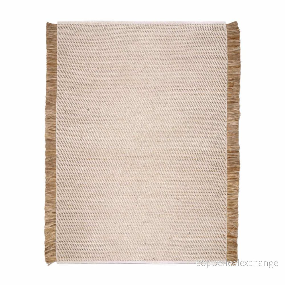 Matta Goa från Classic Collection, Vit/Jute