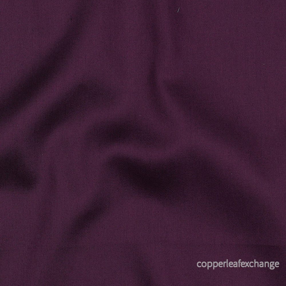Cotton satin - Fine Luster, Soft - Aubergine - 037 - Bild 2