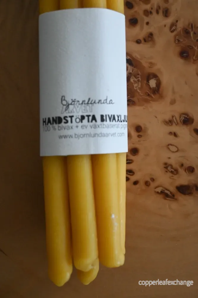 Bivaxljus Smala Gul - Bild 3