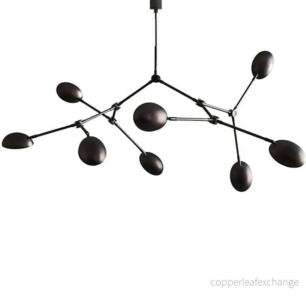 Taklampa Drop, Burned Black
