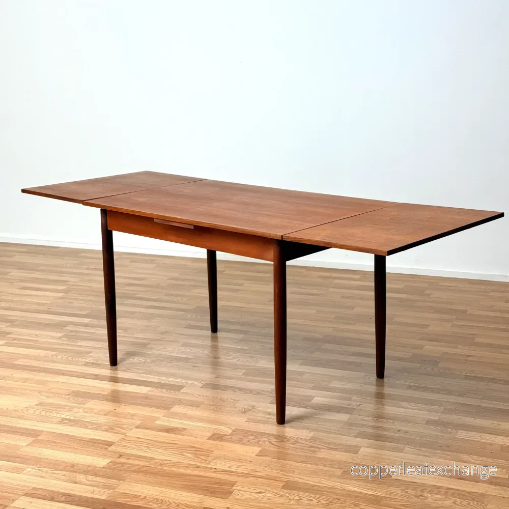 Rektangulärt matbord i teak, 1950-60-tal, Danmark - Bild 2
