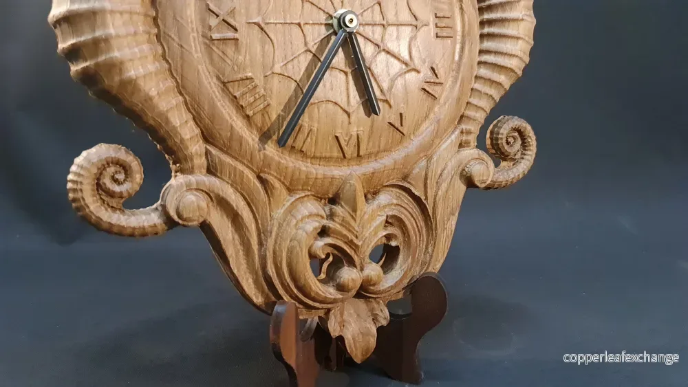 3 D relief Högklassigt väggklocka med sjöhäst motiv - Bild 3