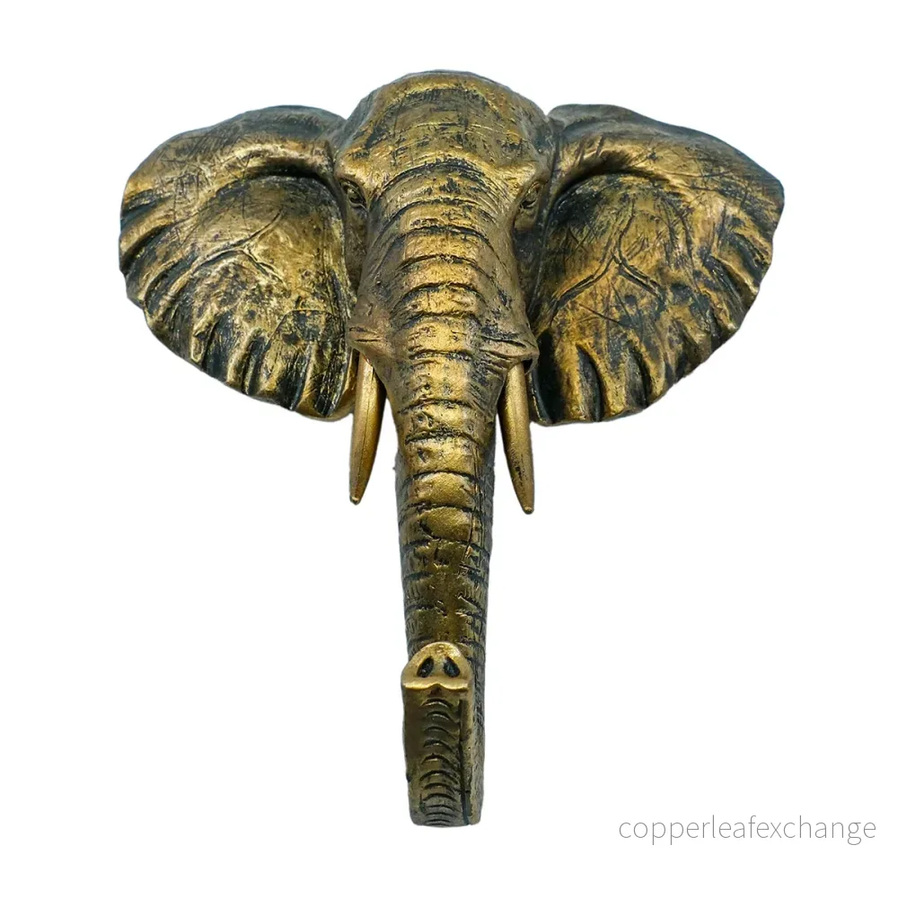 Väggkrok elefant (ansikte)