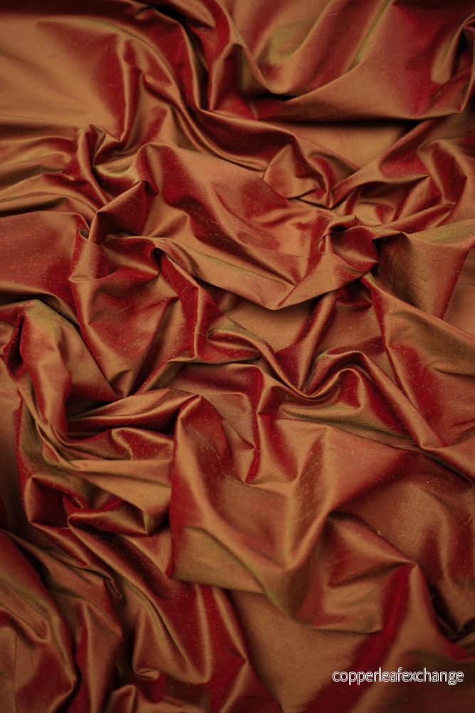 Deadstock – Thai Silk – Multicolor – Red, Olive – DST5
