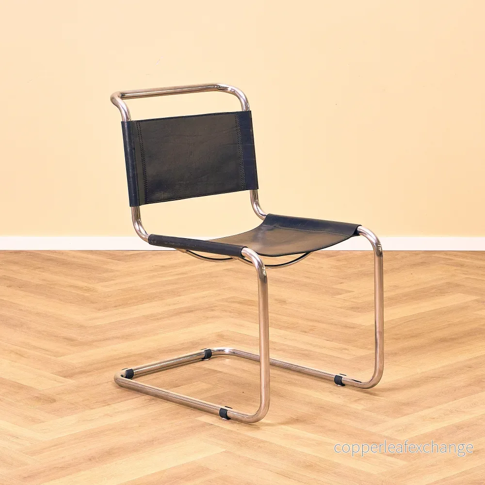 Tyskt set med 4 matstolar, modell 'B33' av Mart Stam & Marcel Breuer - Bild 2
