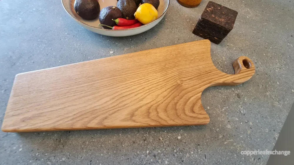 Design skärbräda i massiv Ek