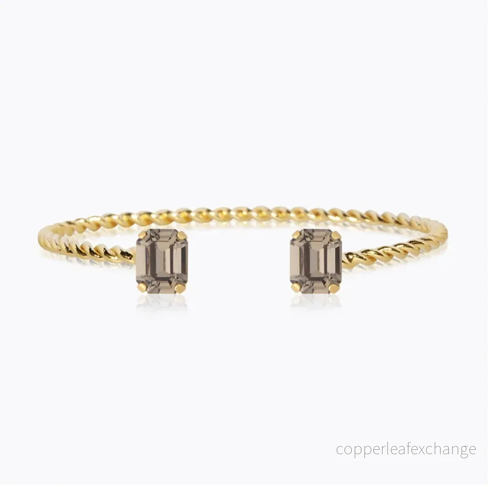 CAROLINE SVEDBOM Lydia bracelet gold black Diamond