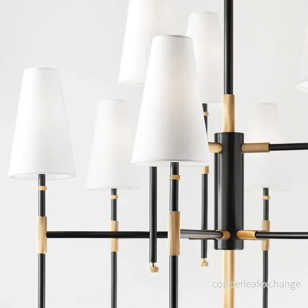 Taklampa Bowery, 9 st lampor - Bild 3