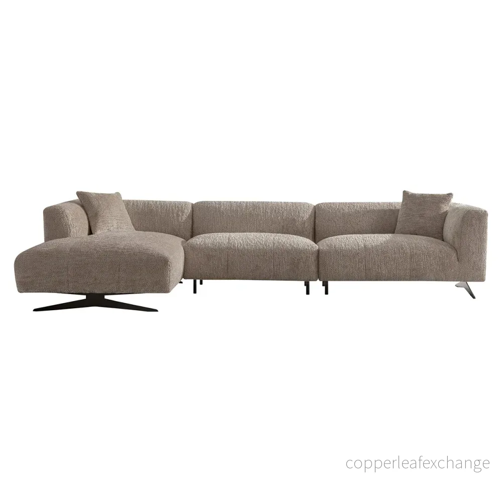 Soffa Hoxton 3-sits Vänster Naturfärg Soffa Hoxton 3-sits Vänster Naturfärg