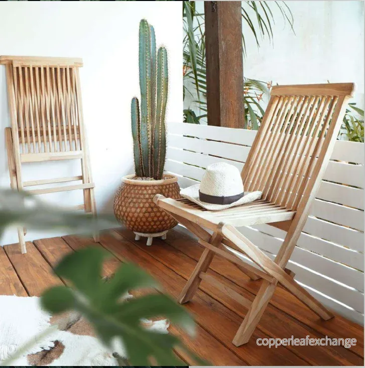 MODENA Hopfällbar Stol Teak 62 cm