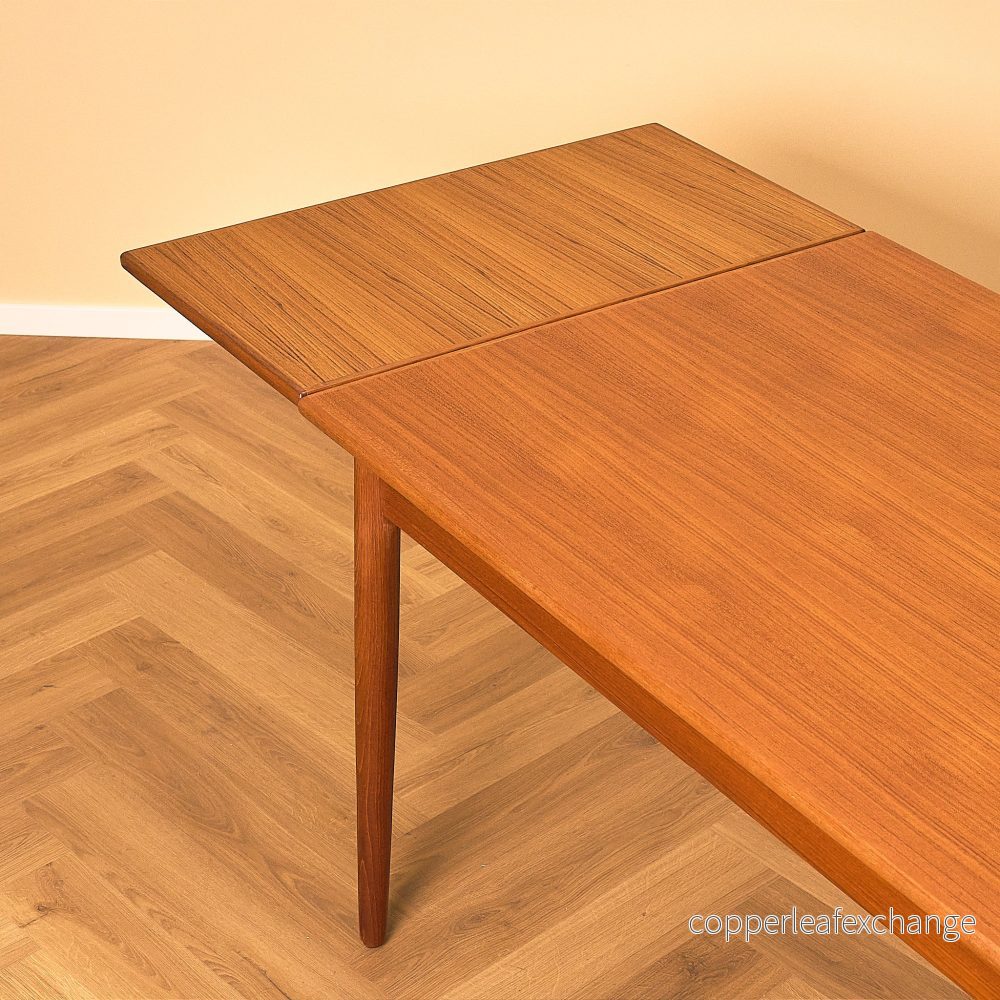 Teak Dining table with pull-out leaves - Bild 3