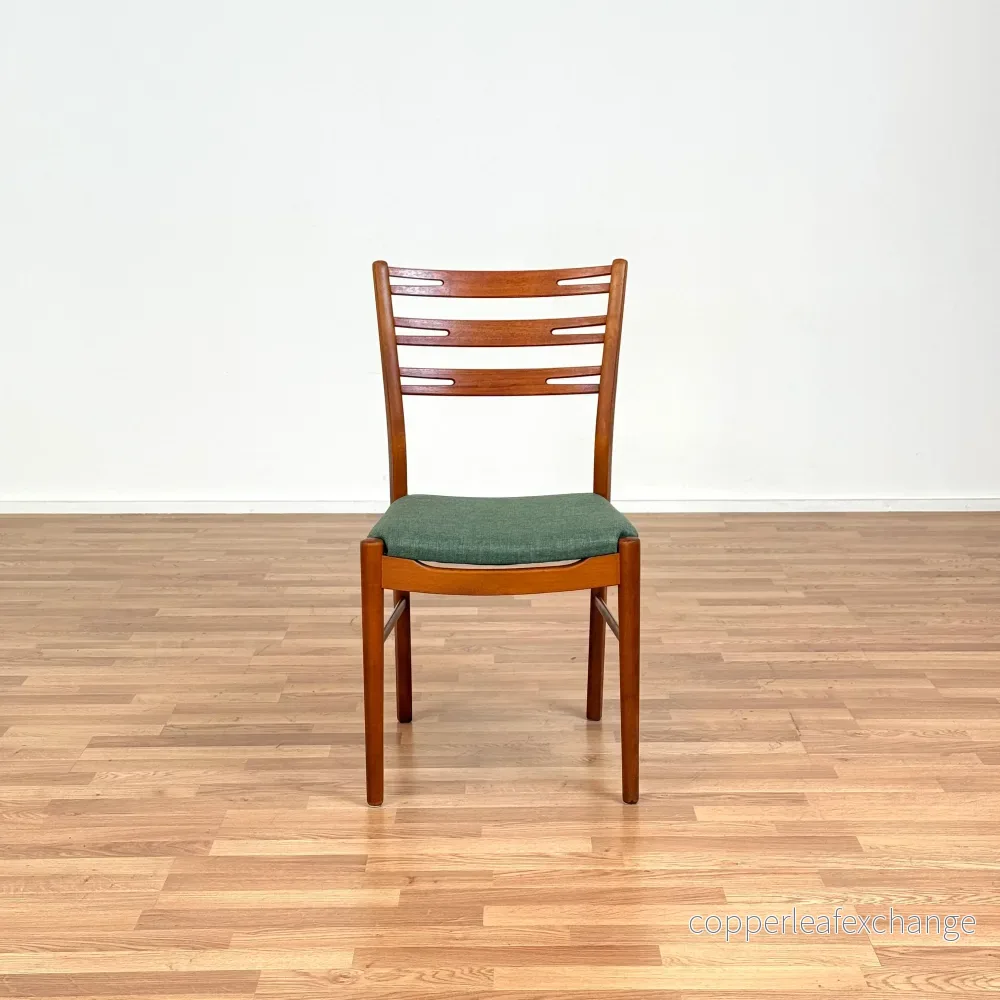 Set om 4 matstolar i teak och bok av Fartsrup modell 219, 1950-60-tal, Danmark - Bild 3