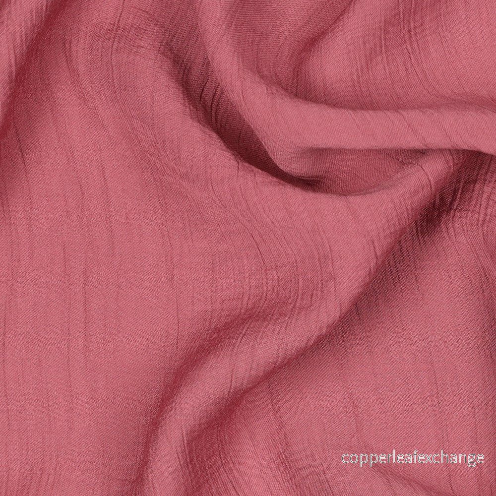 Viscose – Crinkled – Dark Blush – 006
