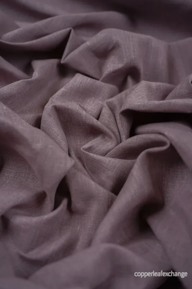 Textured linen fabric – Dark pink – 0504