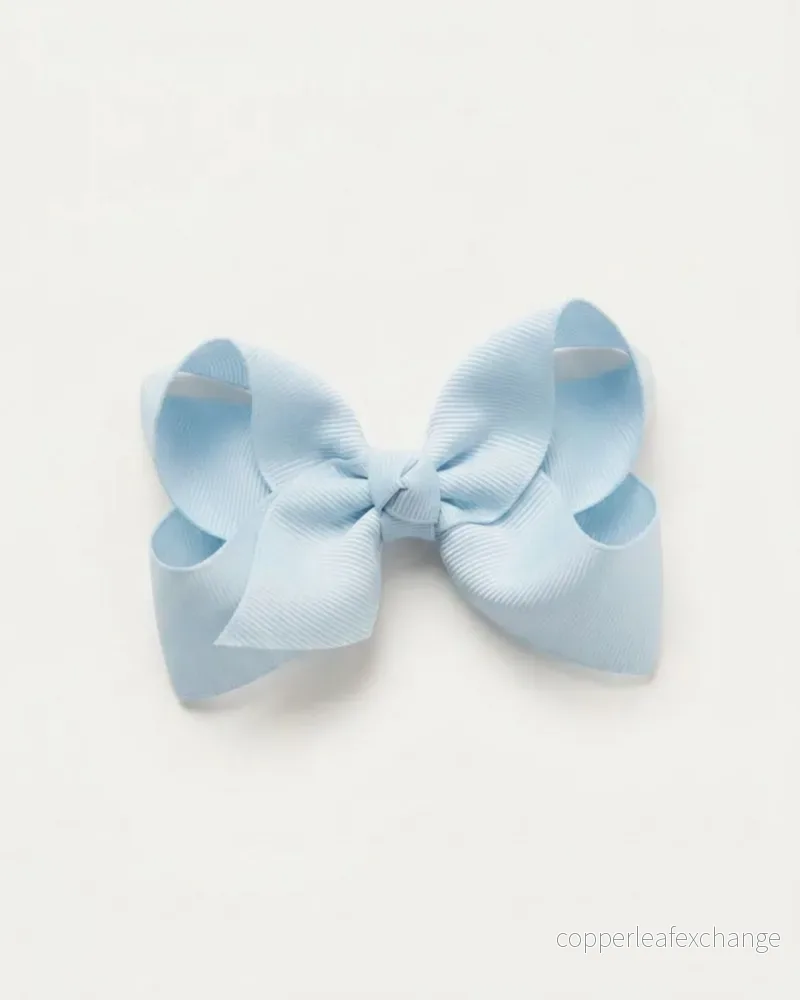 Mellanstor hårrosett, ice blue Mellanstor hårrosett, ice blue