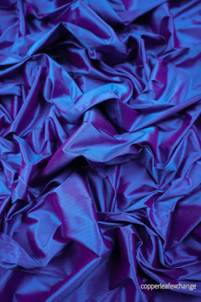 Thai Silk – Crispy – Nebula – Blue, Purple – 5222 Thai Silk – Crispy – Nebula – Blue, Purple – 5222