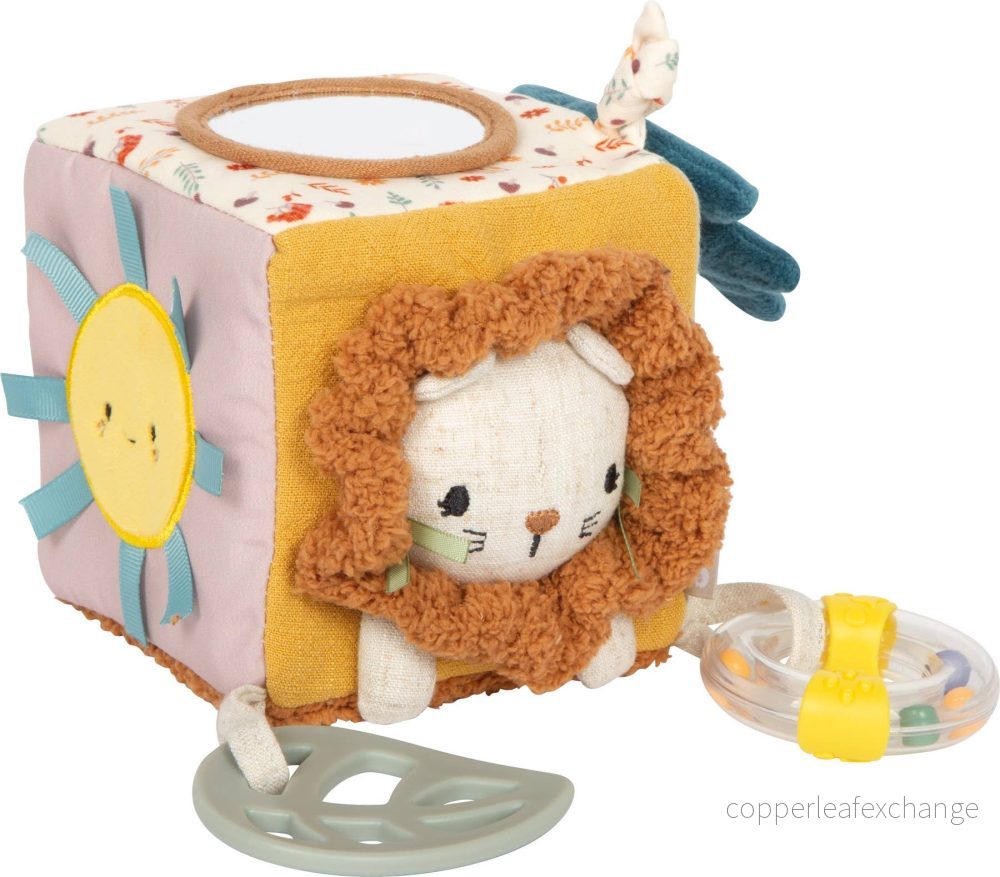 Mjuk aktivitetskub för baby – Little Lion