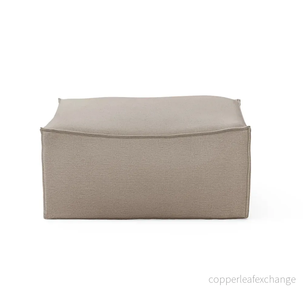 Puff Catena Cotton Linen, Natural