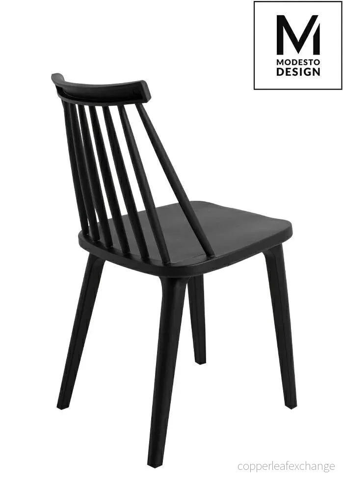 Stol MODESTO - RIBS, svart - Bild 3