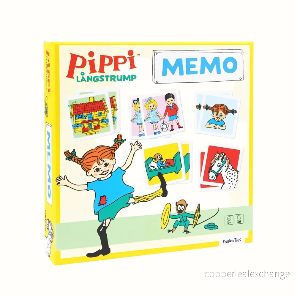 Memoryspel – Pippi Långstrump Memoryspel – Pippi Långstrump
