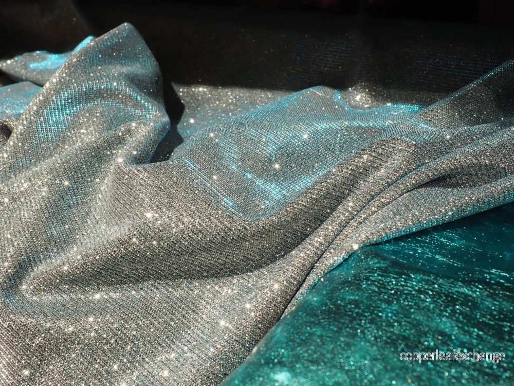 Glitter Lurex Baby Blue - Bild 2