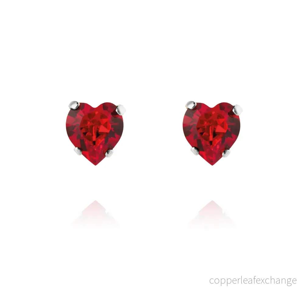 CAROLINE SVEDBOM HEART EARRINGS / LIGHT SIAM - Bild 2