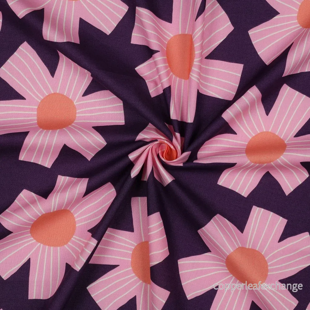 Nerida Hansen – Cotton Voile – Sunny Days – Cotton – Dark Purple Nerida Hansen – Cotton Voile – Sunny Days – Cotton – Dark Purple