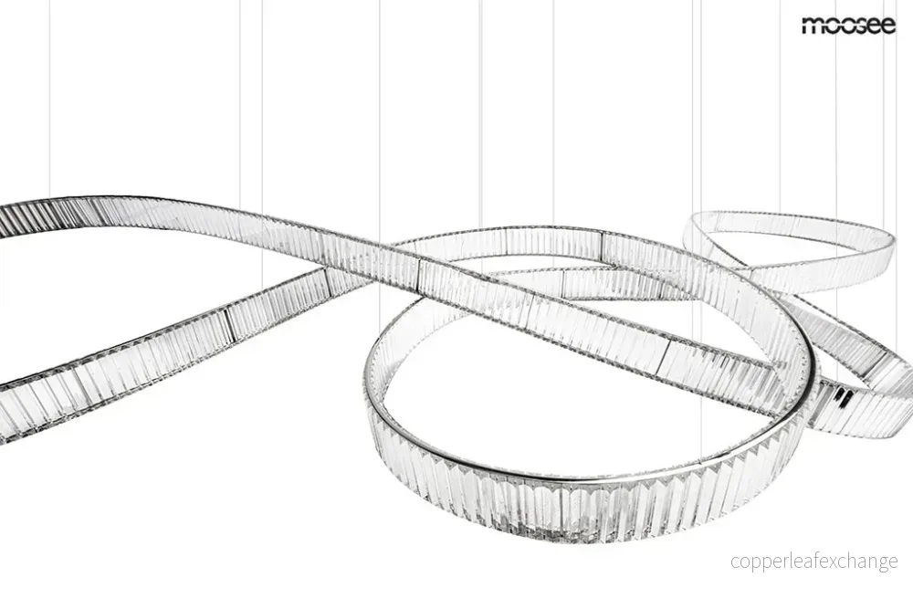 Taklampa MOOSEE - WAVE 380, krom - Bild 3