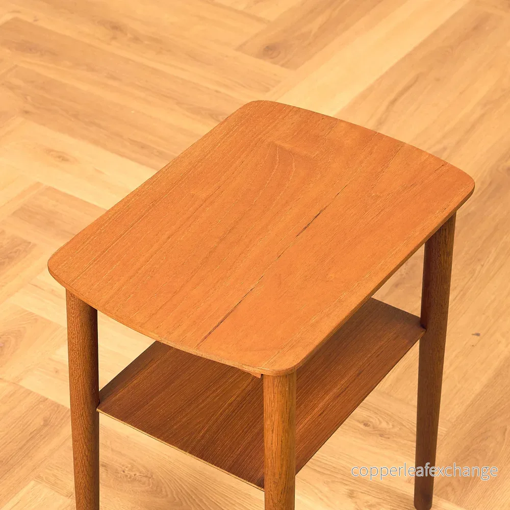 Sidobord i teak och ek - Bild 2