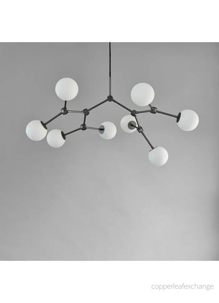 Drop Chandelier Bulp, Mini - Grey