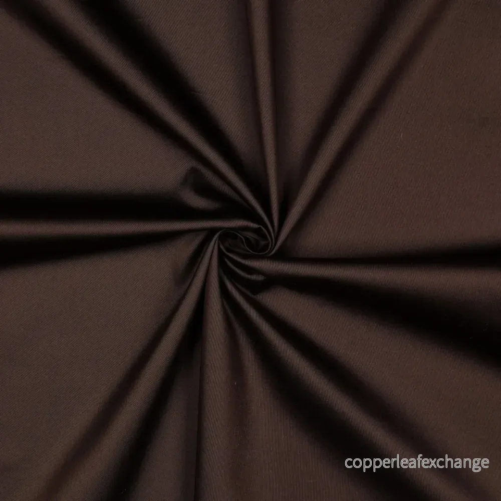 Cotton satin – Fine Luster, Soft – Brown – 047
