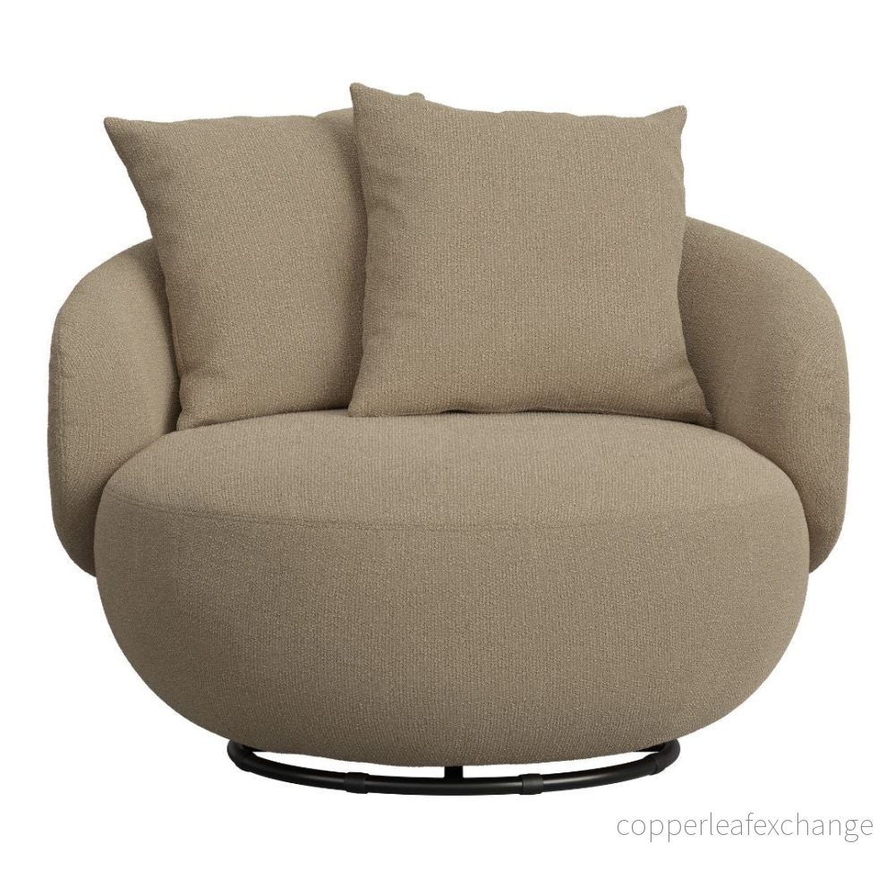 Fåtölj Rondo XL med snurrfunktion, Benson Taupe Fåtölj Rondo XL med snurrfunktion, Benson Taupe