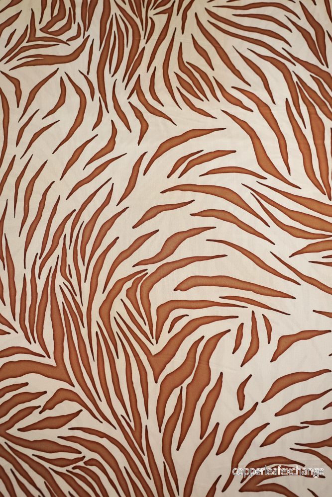Viscose satin – Patterned – Zebra – Brown – 2606 Viscose satin – Patterned – Zebra – Brown – 2606