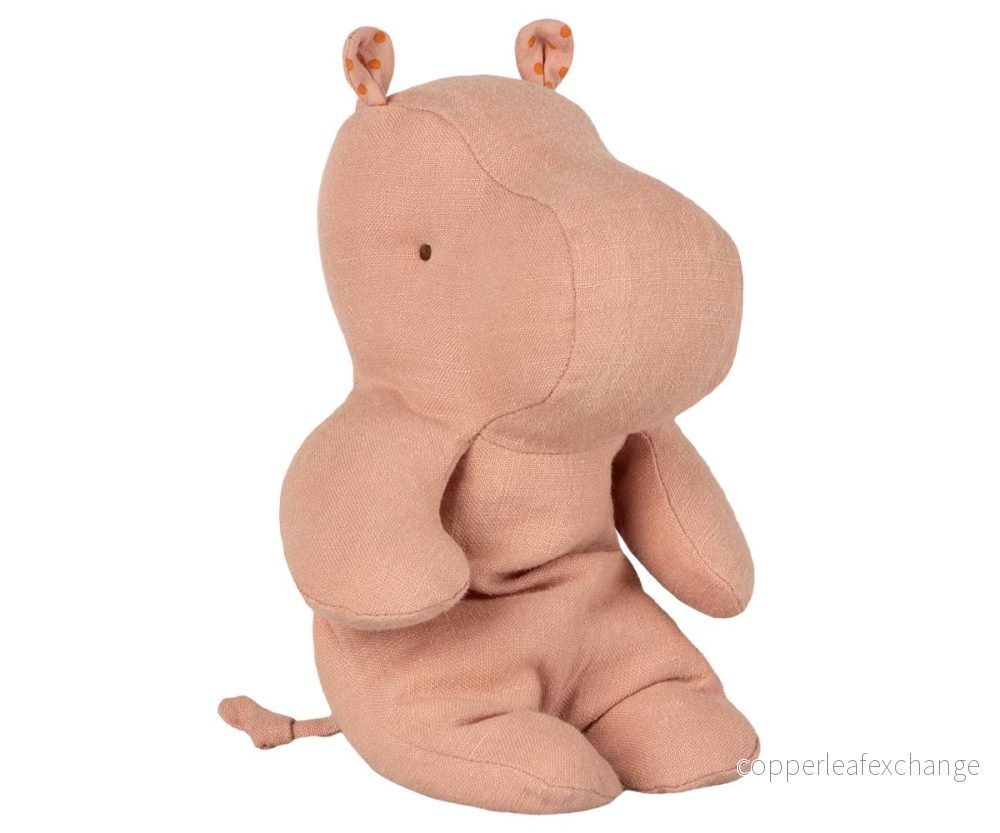 Maileg liten flodhäst, dusty rose