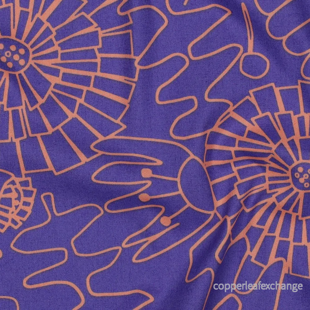 Nerida Hansen - Fine Poplin - Eden - Cotton - Purple - Bild 2
