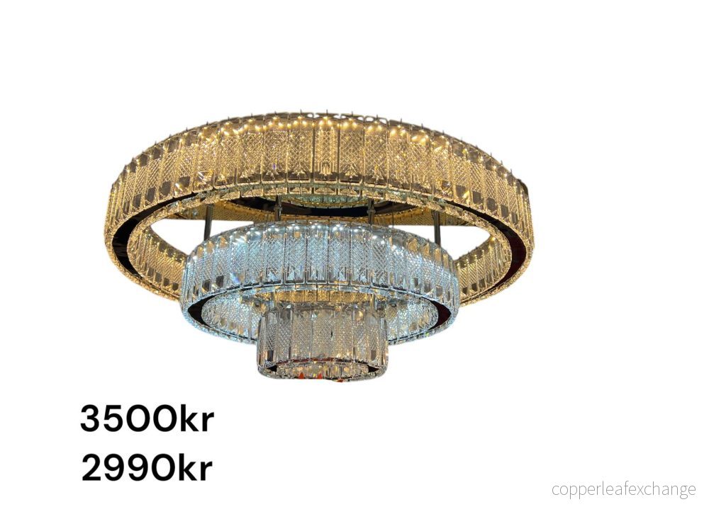 Taklampa led rund