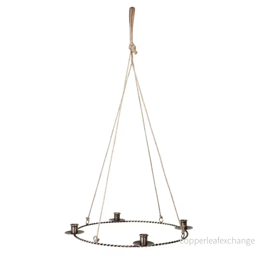 Hängande Ljuskrona Antik Mässing
Ø 40 x H 77 cm