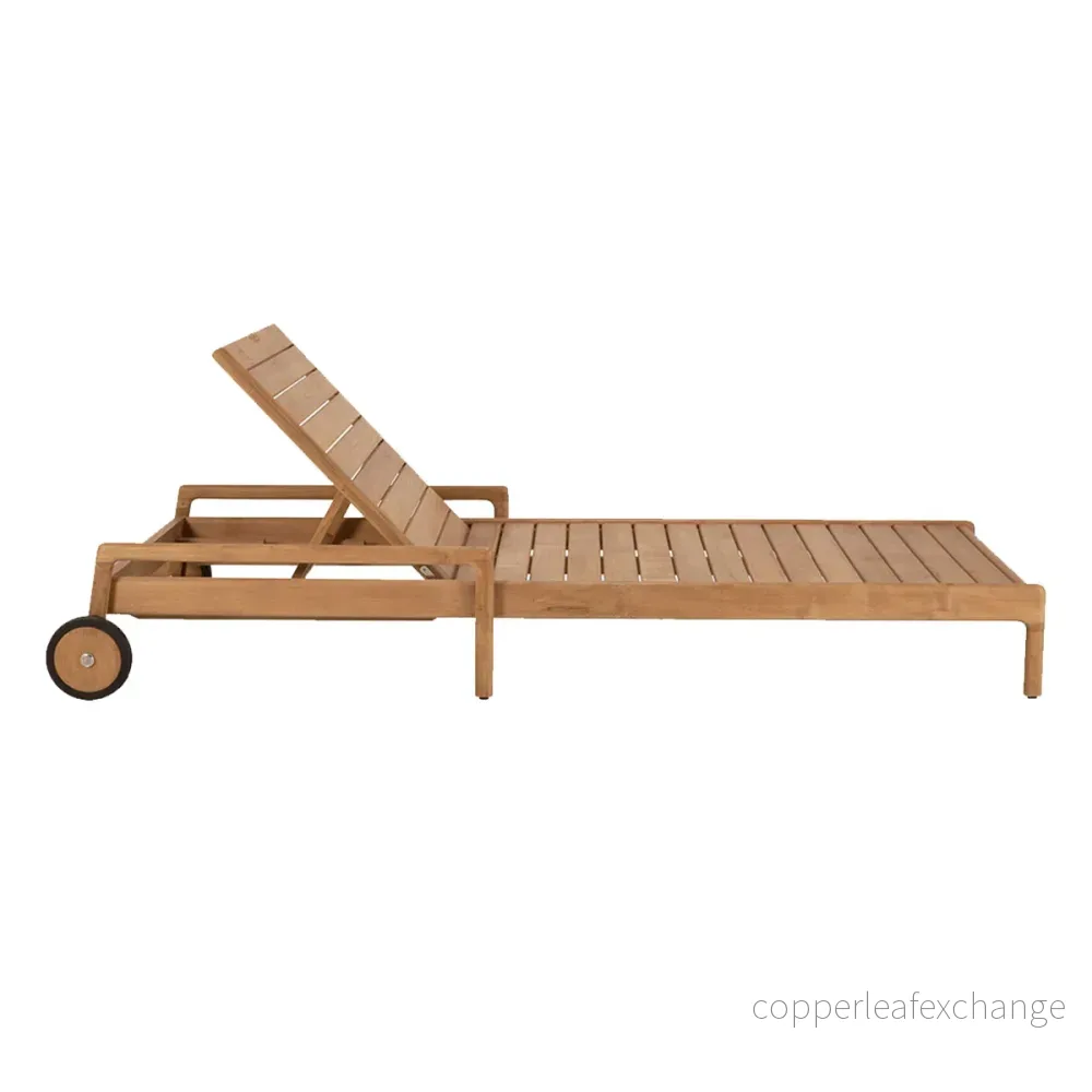 Utemöbel Solsäng Jack, Teak - Bild 2
