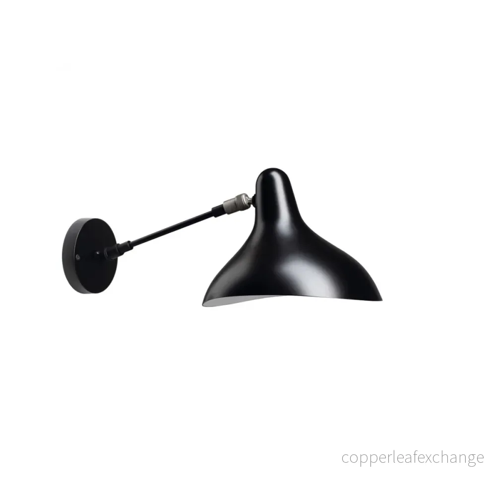 Vägglampa Mantis BS5, Svart