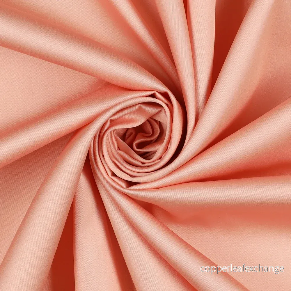 Cotton satin – Fine Luster, Soft – Salmon – 014