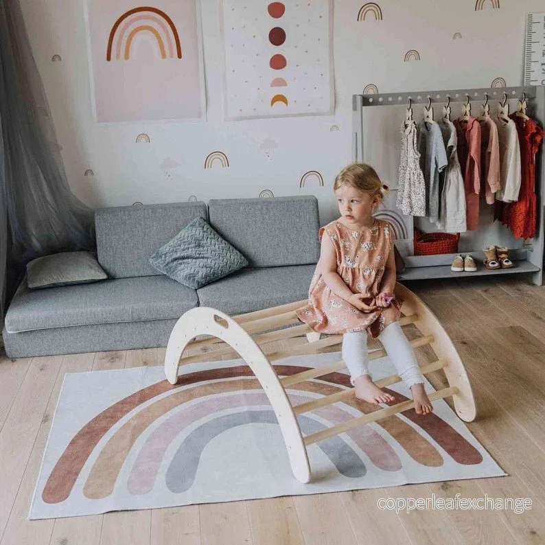 Montessori-klätterbåge i björk – 100 cm - Bild 2