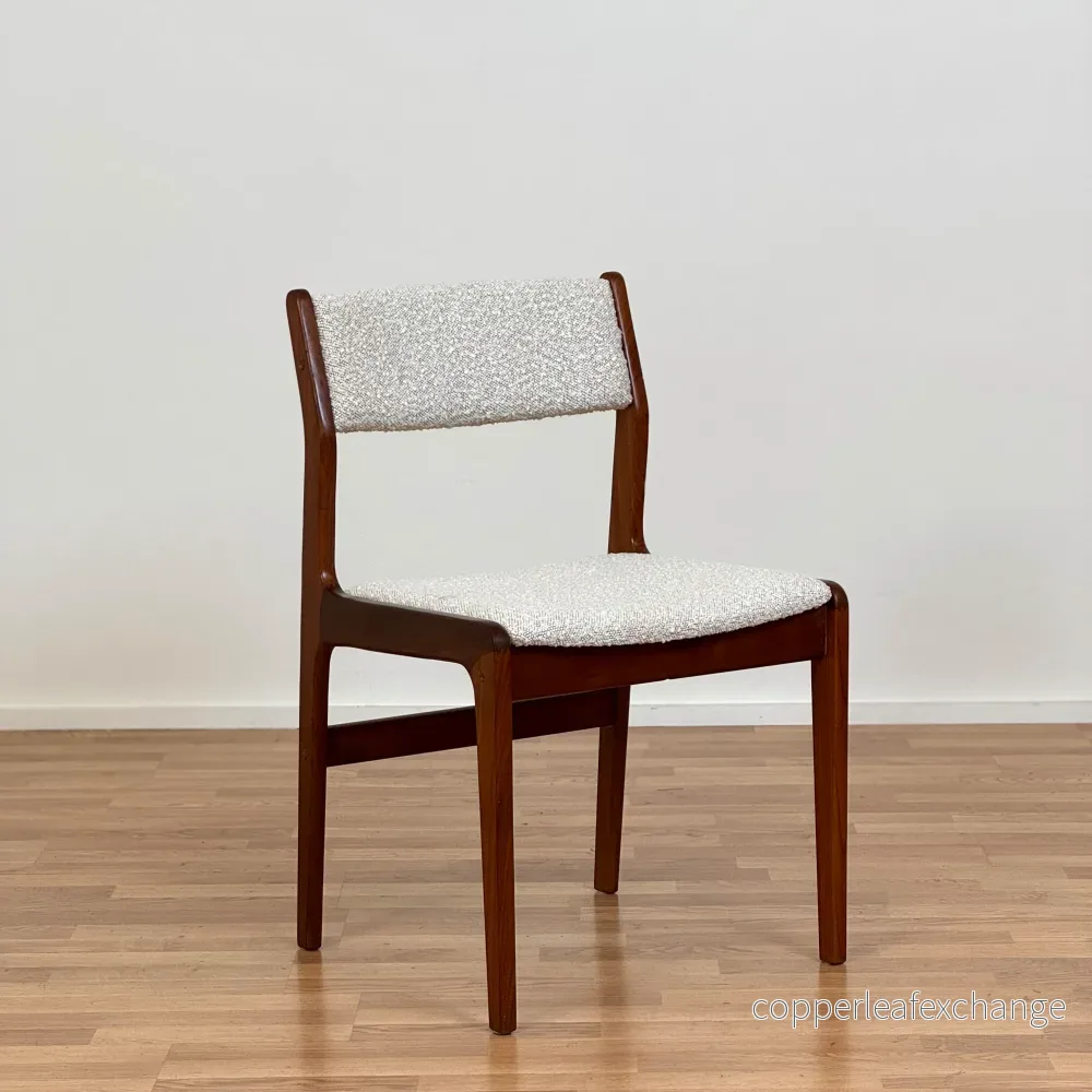 Set om 4 matstolar i teak, 1950-60-tal, Danmark - Bild 3