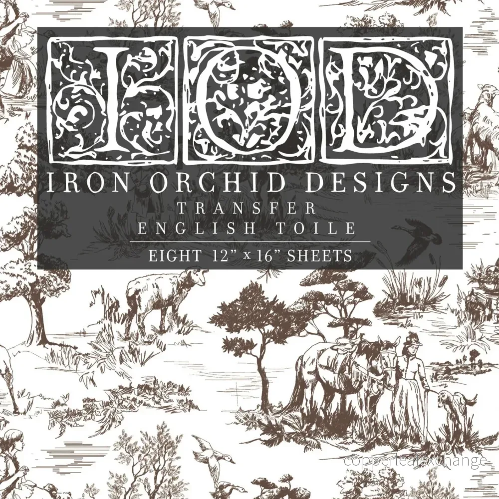 English Toile - Paint Inlay