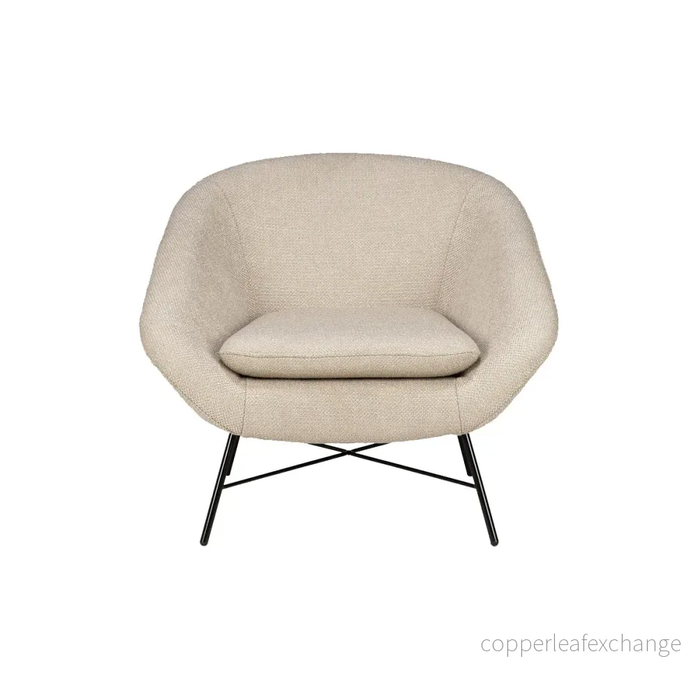 Fåtölj Barrow, Off White - Bild 3