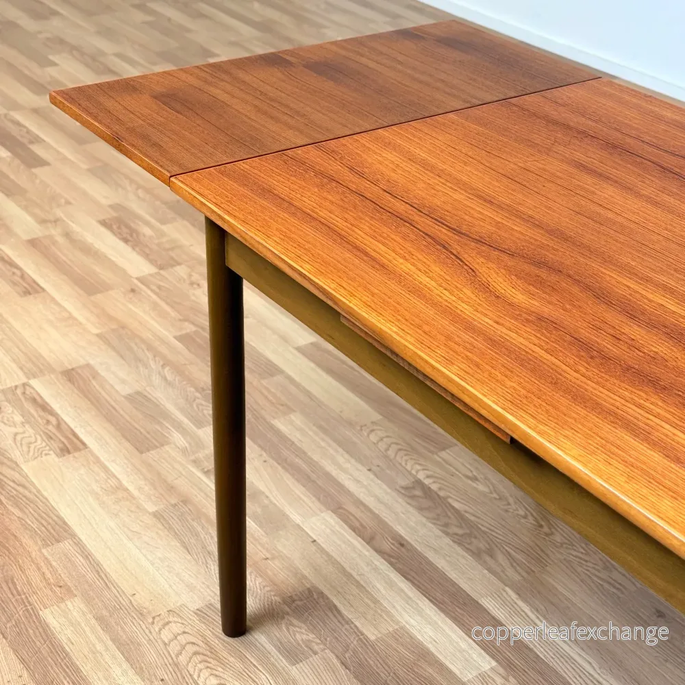 Rektangulärt matbord i teak, 1950-60-tal, Sverige - Bild 3