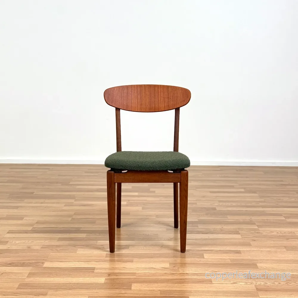 Set om 4 matstolar i teak från Skive Møbelfabrik, 1950-60-tal, Danmark - Bild 3